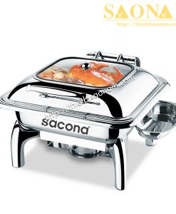 Nồi Hâm Thức Ăn Buffet Nắp Kính Cao Cấp SN#520011