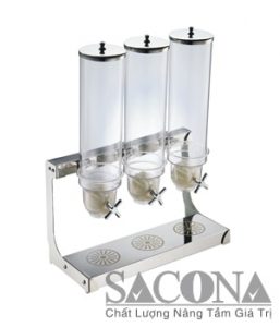 BÌNH ĐỰNG NGŨ CỐC SACONA 3 NGĂN Model /Mã : SNC520103