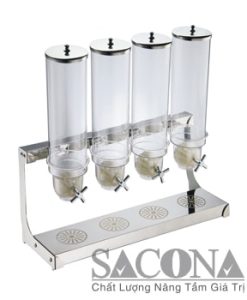 BÌNH ĐỰNG NGŨ CỐC SACONA 4 NGĂN Model /Mã : SNC520104