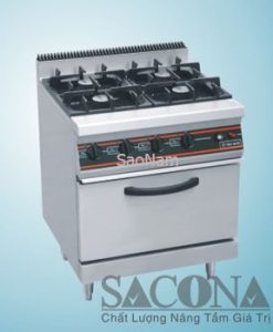 BẾP ÂU 4 HỌNG CÓ LÒ NƯỚNG