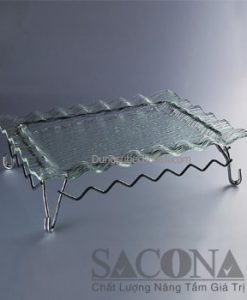CHÂN ĐẾ DECOR MÓN ĂN Model / Mã hàng : SNC520577 Size/ Kích thước : 30 x 30 Cm Materal / Chất liệu: Inox Brand / Nhãn hiệu : NCC
