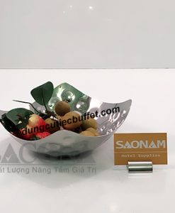 Dĩa inox không đế trưng bày thức ăn SN#5243055
