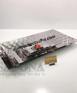 Dĩa inox trưng bày món ăn SN#5243033