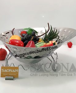 Bộ chân đế và tô inox trưng bày thức ăn SN#524308