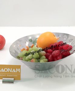 Tô inox tròn trưng bày thức ăn SN#524307/1