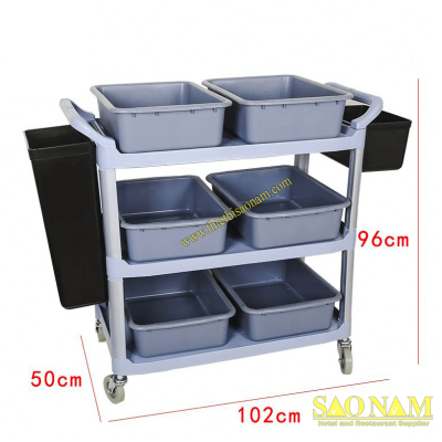 Xe thu dọn thức ăn