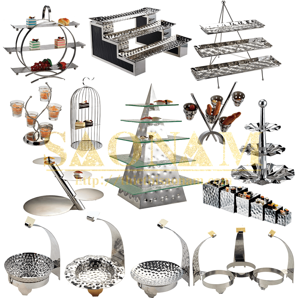 Giá Kệ Trưng Bày Thức Ăn – Giải Pháp Kiến Tạo Không Gian Buffet Chuyên Nghiệp