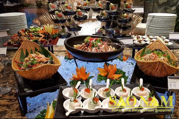 Khay Trưng Bày Thức Ăn Buffet Nhà Hàng Market 39