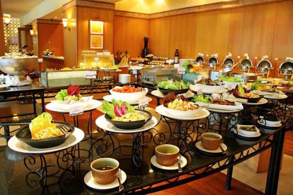 Khay hâm thức ăn buffet