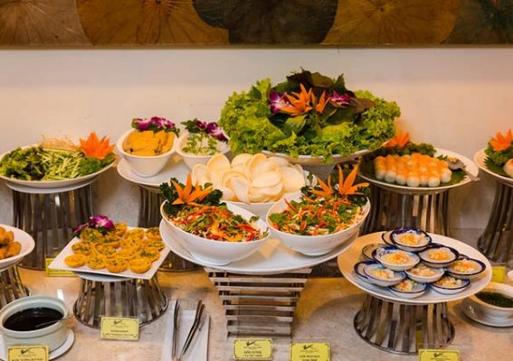 Chân đế trang trí buffet