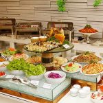 Khay trưng bày thức ăn buffet giá rẻ