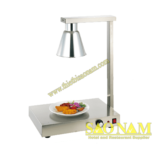 Đèn Hâm Nóng Thức Ăn Mặt Inox 1 Bóng