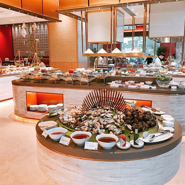 Khay sứ trang trí quầy buffet giá rẻ