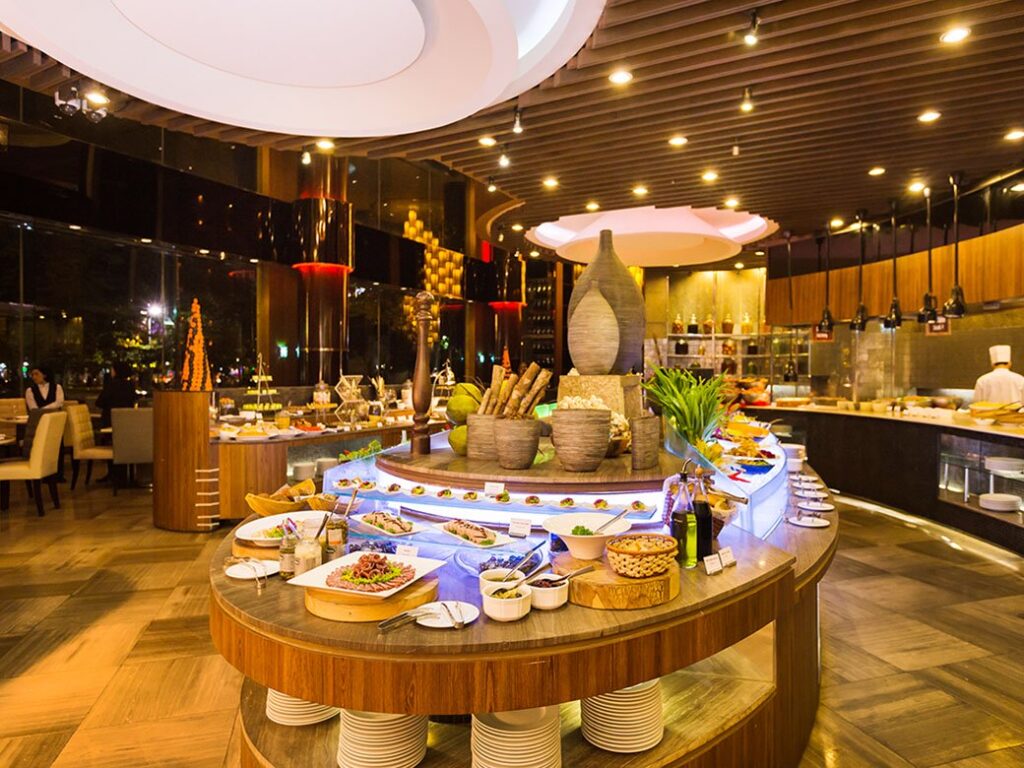 Những mẫu kệ trưng bày buffet, kệ buffet giá rẻ, đẹp