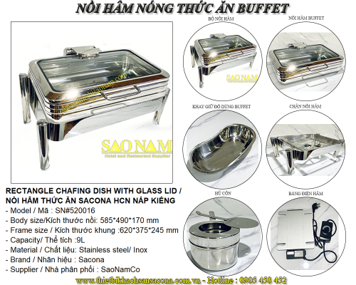 NỒI HÂM THỨC ĂN Sao Nam HCN NẮP KIẾNG SN#520016