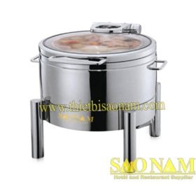 Nồi Hâm Cháo -Soup Tròn Nắp Kiếng SN#520019