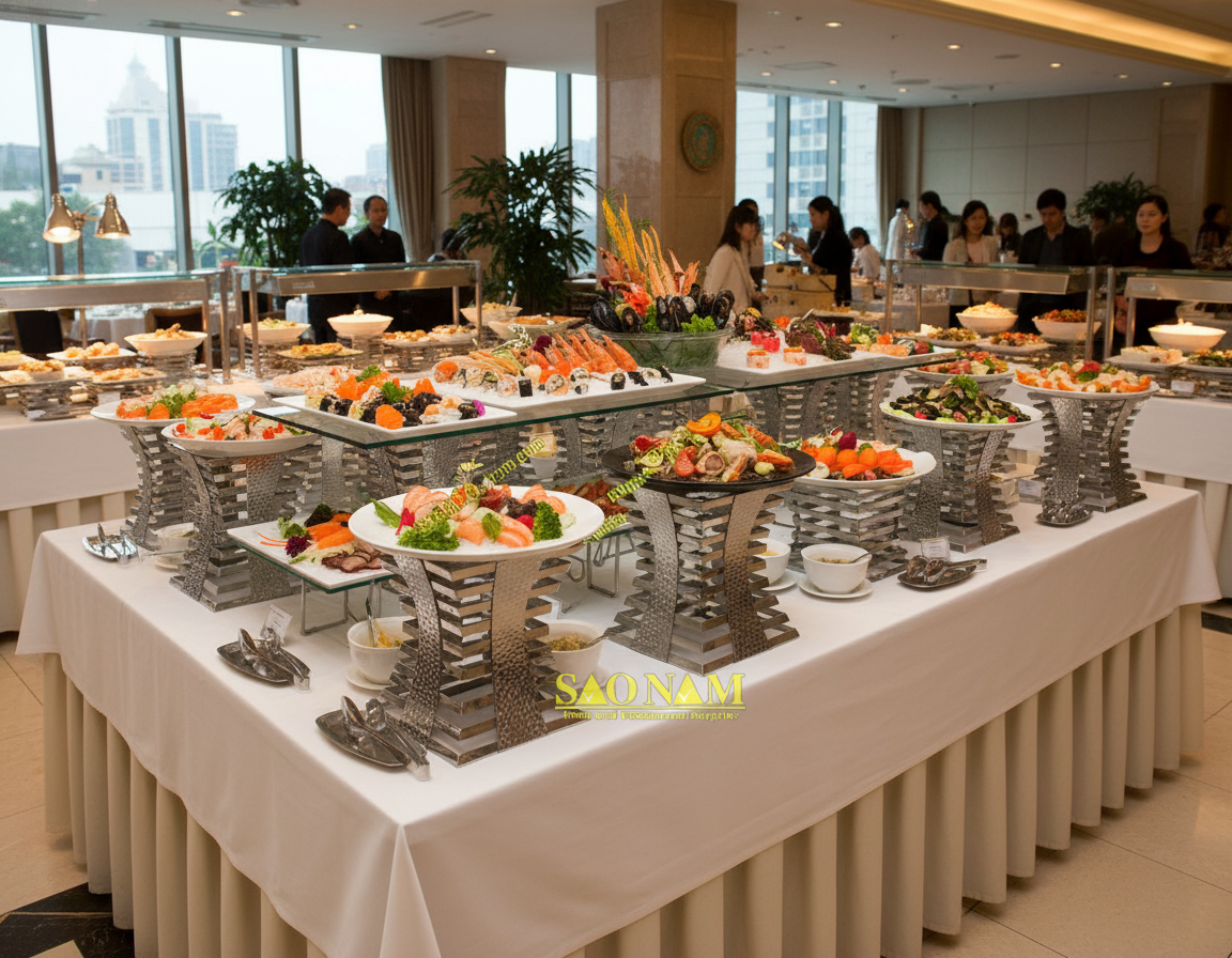 Chân đế trang trí buffet