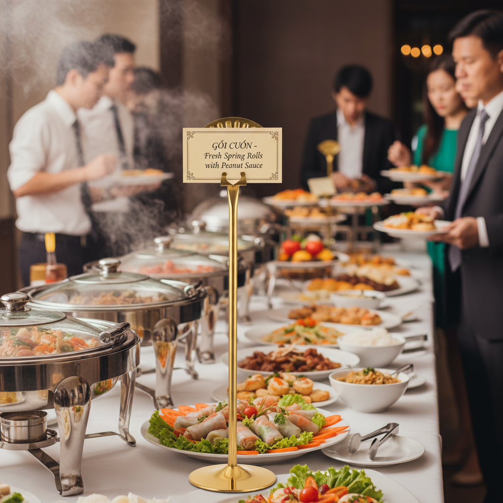 Cây menu để bàn