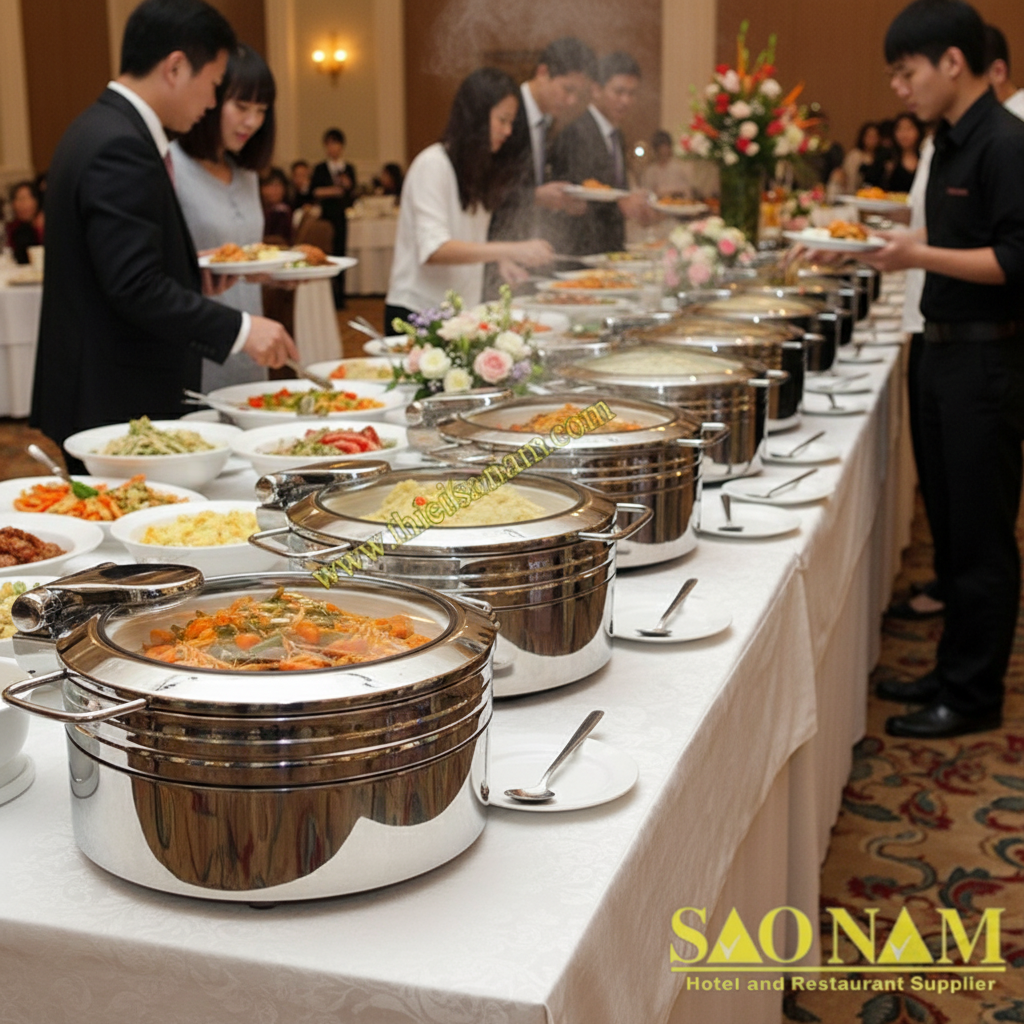 Nồi Hâm Buffet Tròn