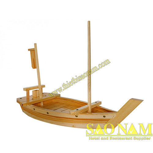  Khay Thuyền Gỗ Trang Trí Buffet 50CM – SN#520170