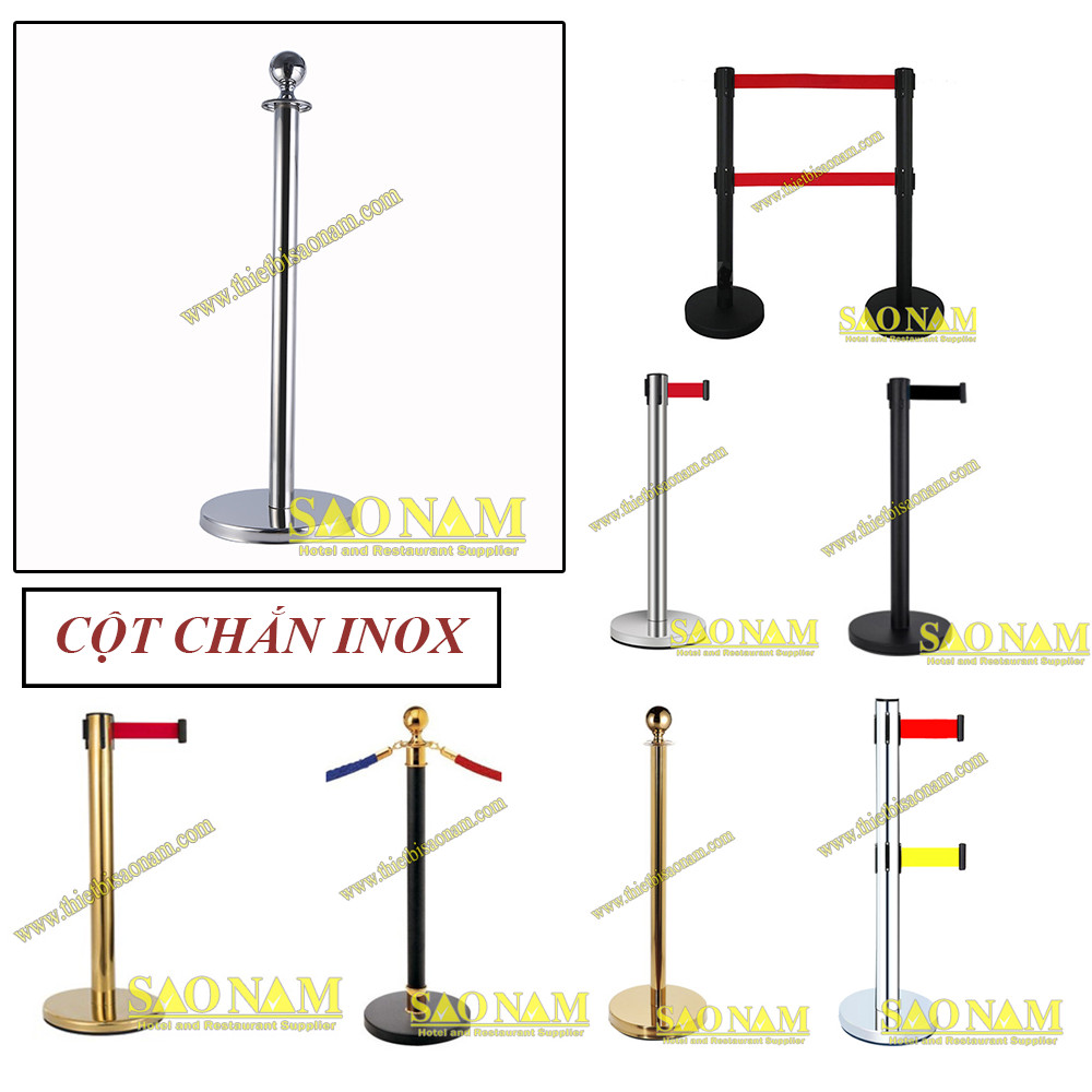 Cột Chắn Inox – “Người Gác Cổng” Thầm Lặng, Kiến Tạo Trật Tự Và Sang Trọng Cho Không Gian Tiền Sảnh
