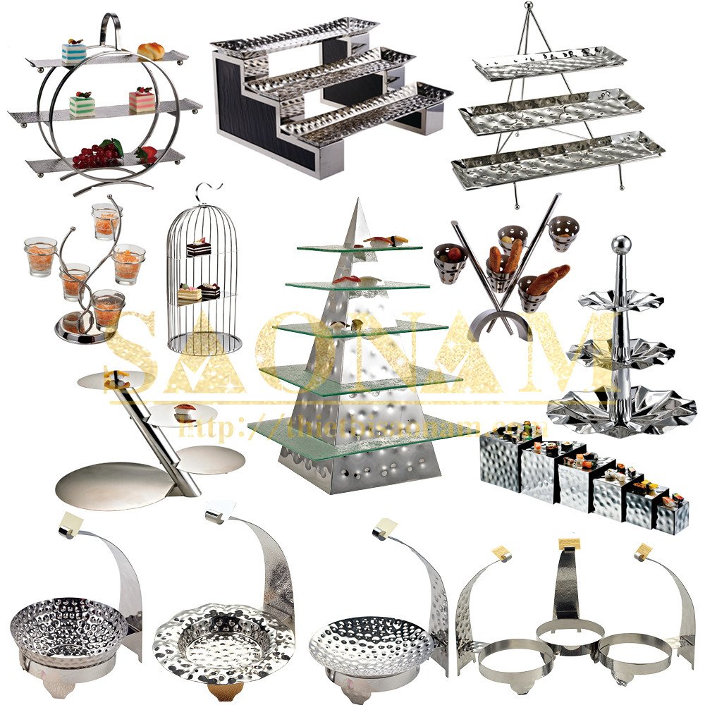 Kệ - giá trưng bày thức ăn