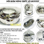 Nồi Hâm Nóng Buffet Inox Tròn