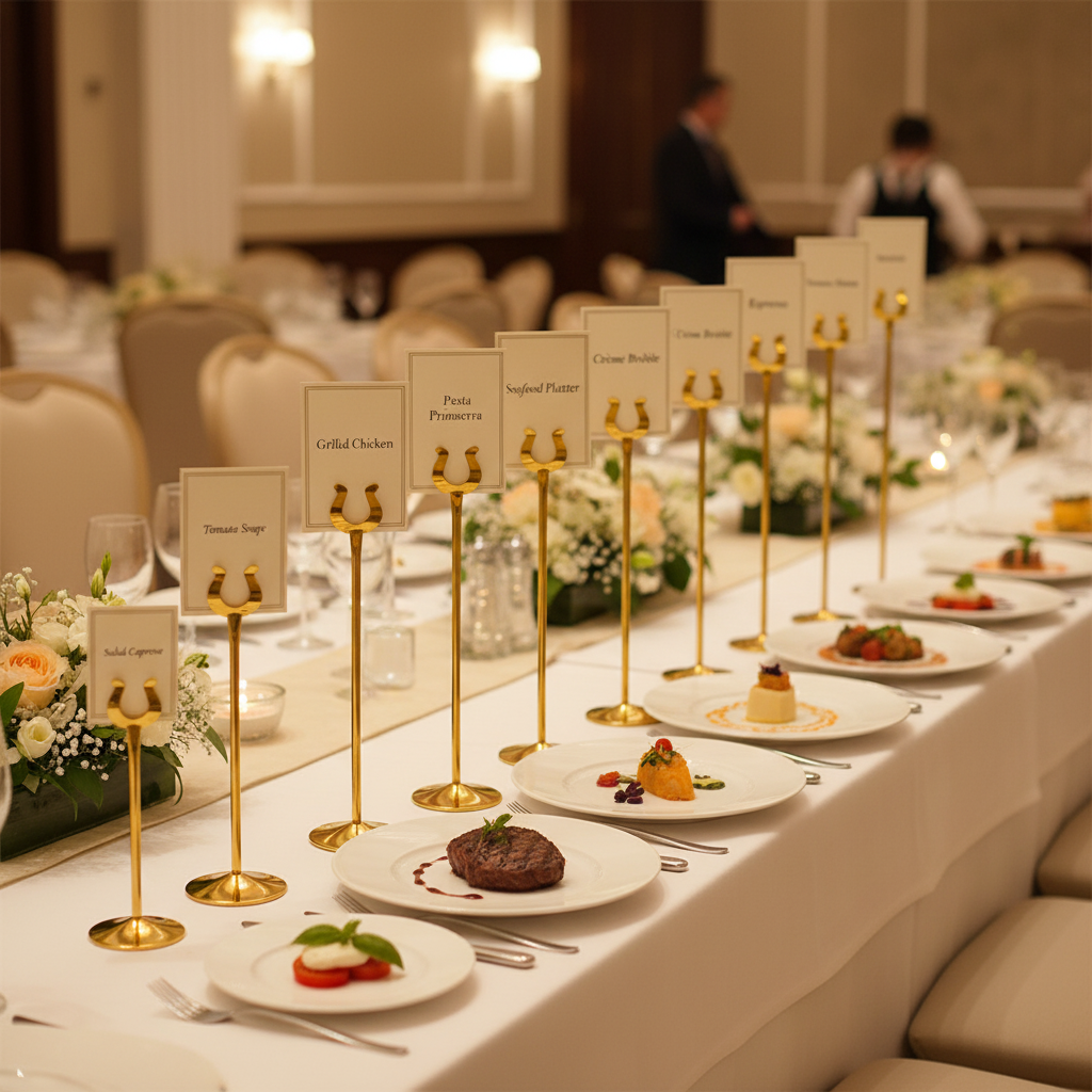 Cây menu inox: Vật dụng nhỏ bé, vai trò lớn lao trong không gian ẩm thực