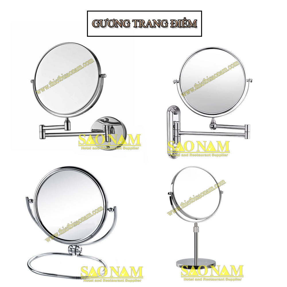 Gương trang điểm có đèn LED trong khách sạn: Khi ánh sáng quyết định trải nghiệm